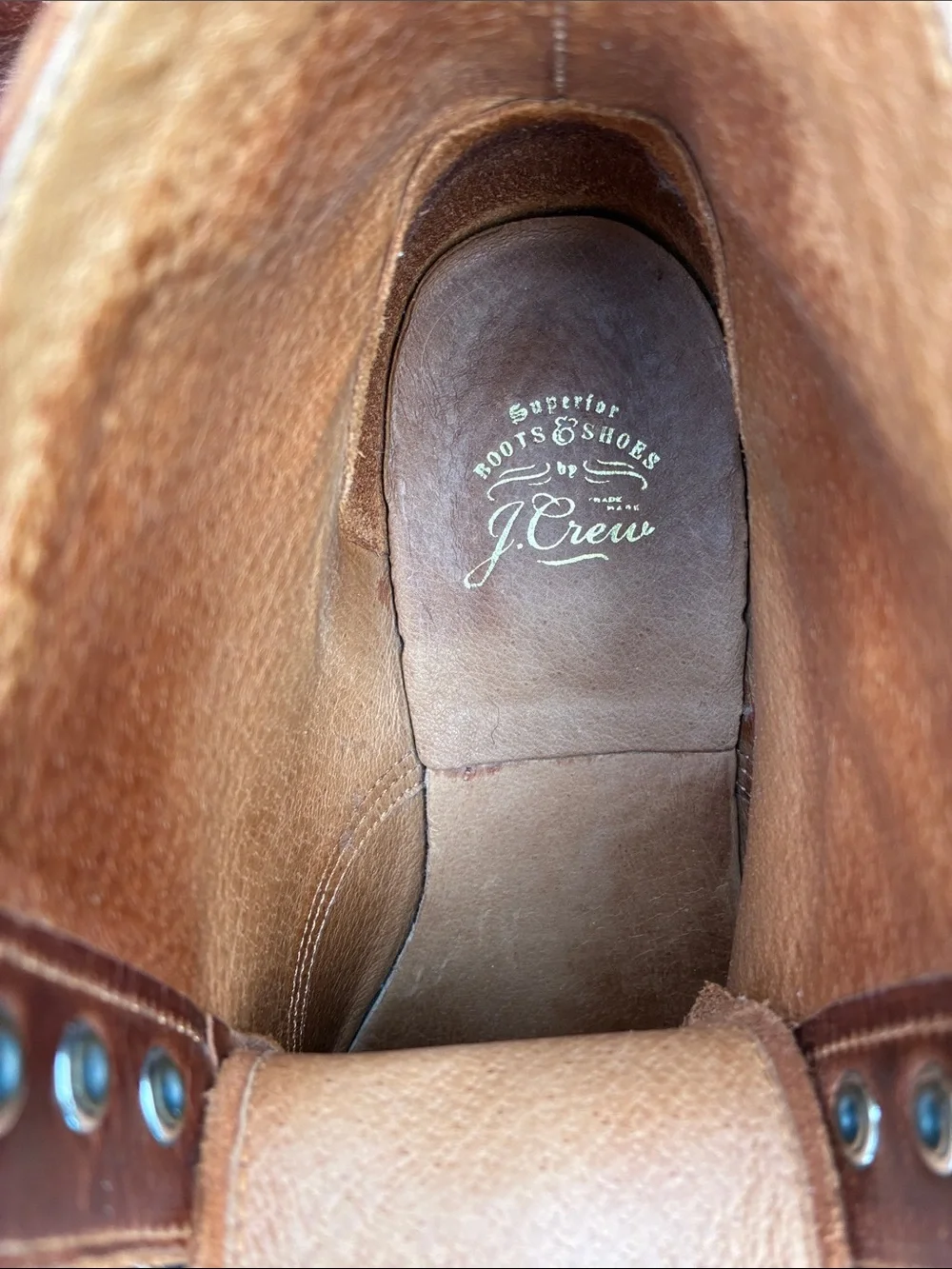 J. Crew Men's F 4446 Kenton Leather Cap toe boots